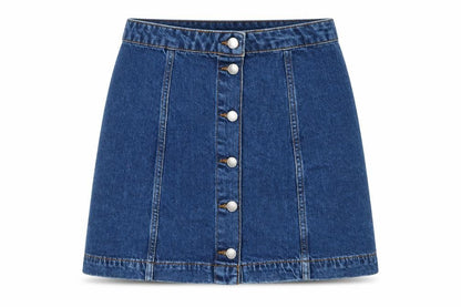 Womens UK Size  Topshop A-Line Denim Skirt