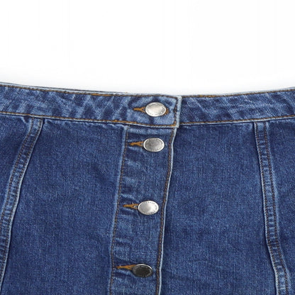 Womens UK Size  Topshop A-Line Denim Skirt