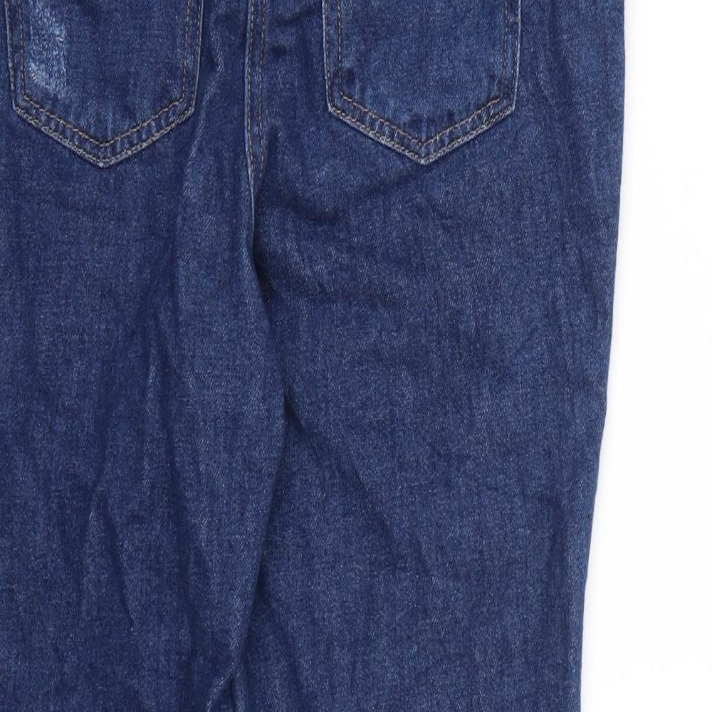 &DENIM Womens Blue  Denim Mom Jeans Size 10 L24 in