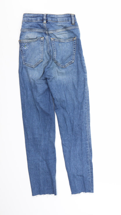 Divided by H&M Womens Blue  Denim Skinny Jeans Size 6 L24 in