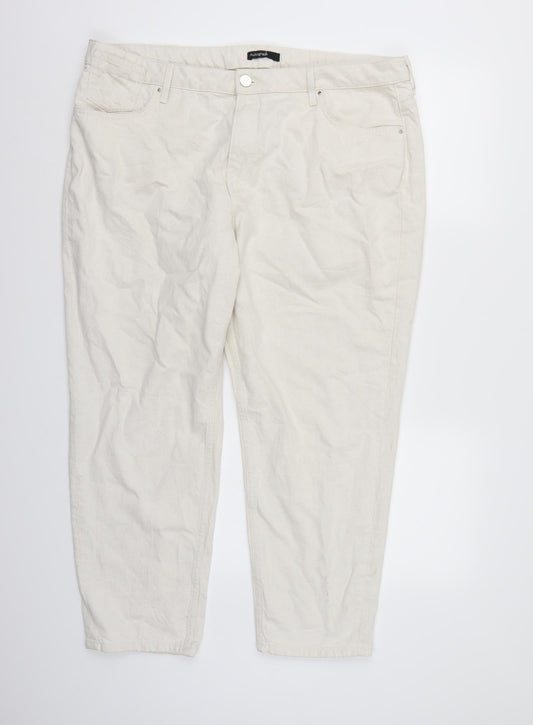 Autograph Womens White  Denim Skinny Jeans  L26 in