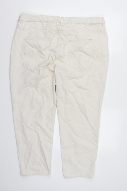 Autograph Womens White  Denim Skinny Jeans  L26 in