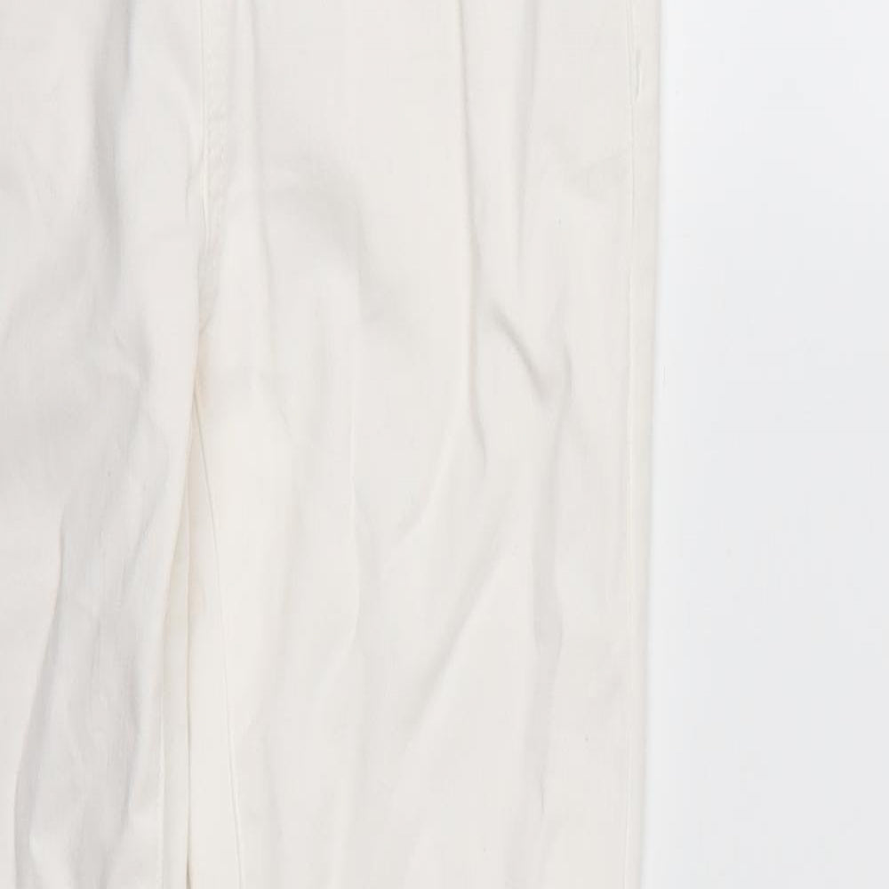 New Look Womens White  Denim Jegging Jeans Size 8 L28 in