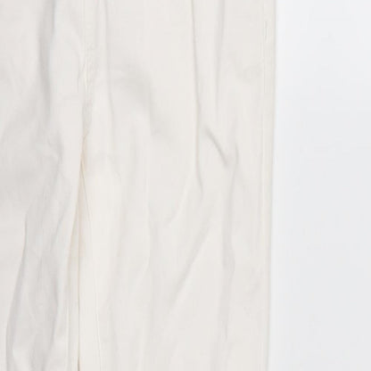 New Look Womens White  Denim Jegging Jeans Size 8 L28 in