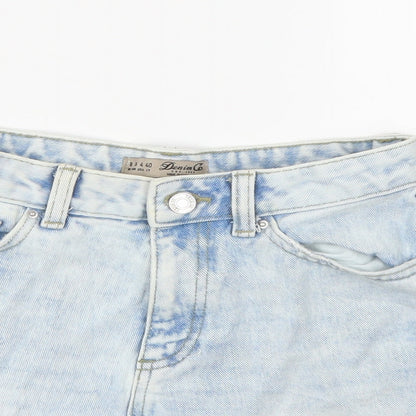 Denim co. Womens Blue  Denim Hot Pants Shorts Size 8