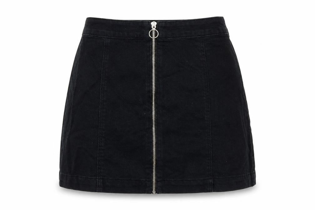 Womens UK Size 8 Divided by H&M A-Line Denim Skirt