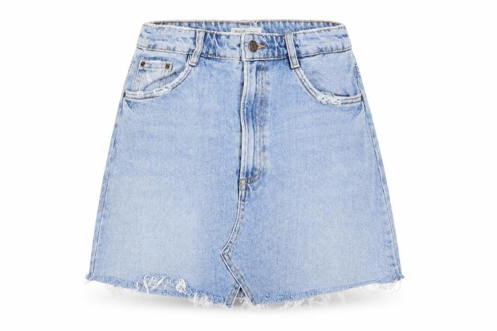Womens UK Size  Preworn A-Line Denim Skirt