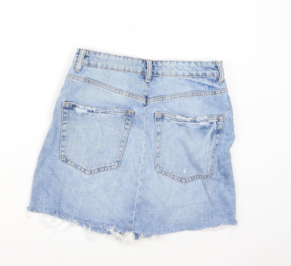Womens UK Size  Preworn A-Line Denim Skirt
