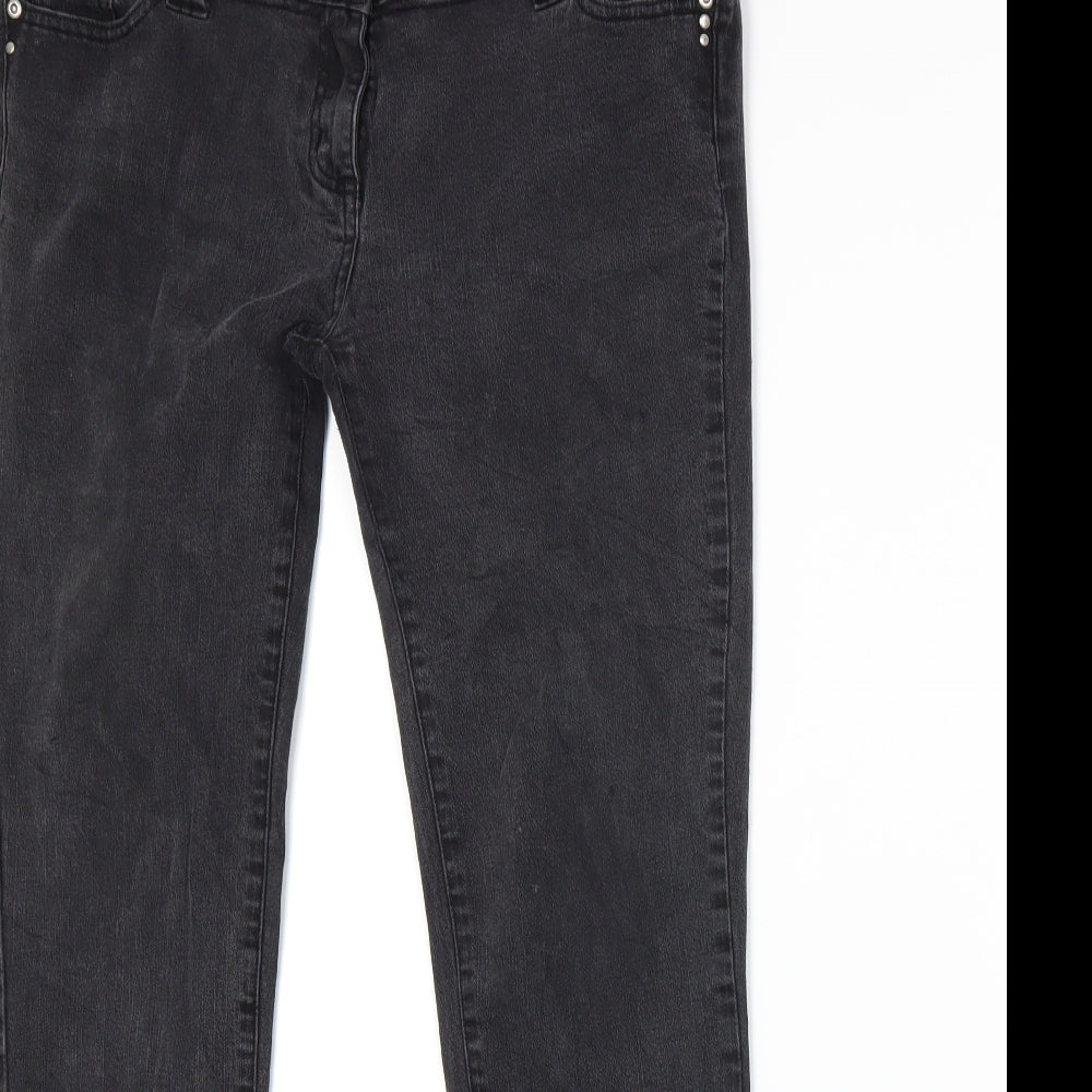 Love Denim Womens Grey   Skinny Jeans Size 16 L29 in