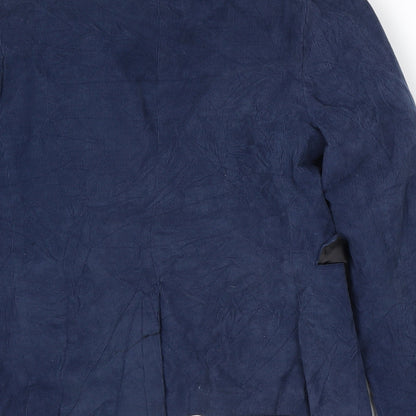 Mens UK Size M Burton Regular Blue Suit Jacket