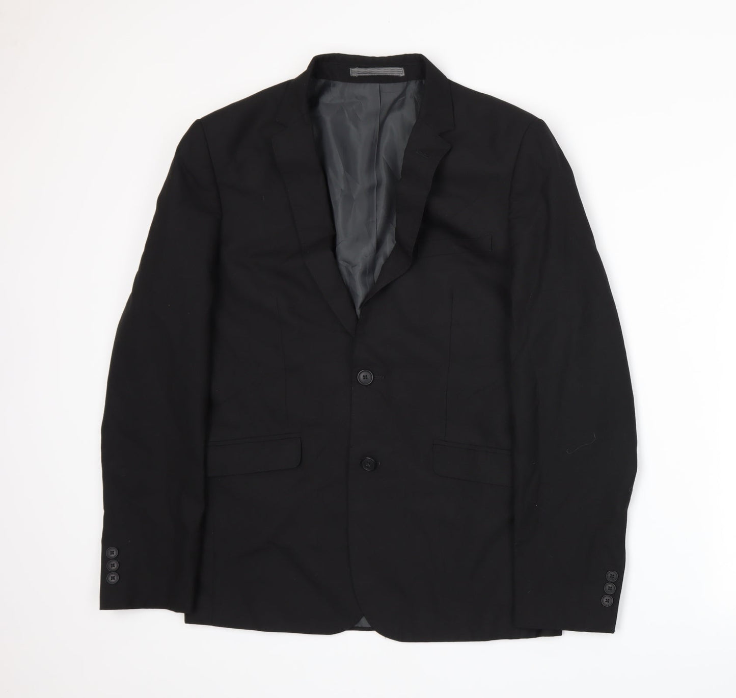 Mens UK Size M Marks and Spencer Regular Black Suit Jacket