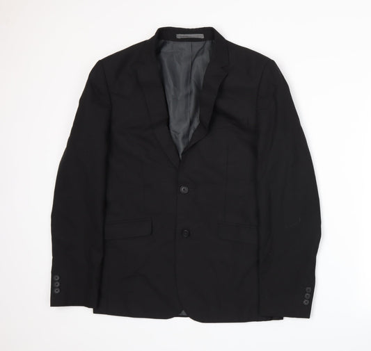 Mens UK Size M Marks and Spencer Regular Black Suit Jacket