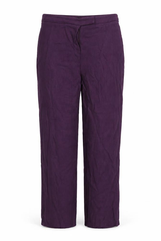 Womens UK Size 12 Wallis Regular Fit  Purple Trousers