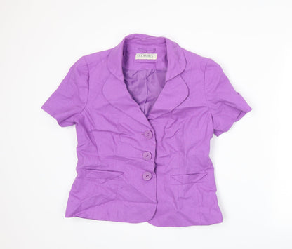 BHS Womens Purple   Jacket Suit Jacket Size 14