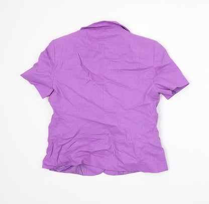 BHS Womens Purple   Jacket Suit Jacket Size 14