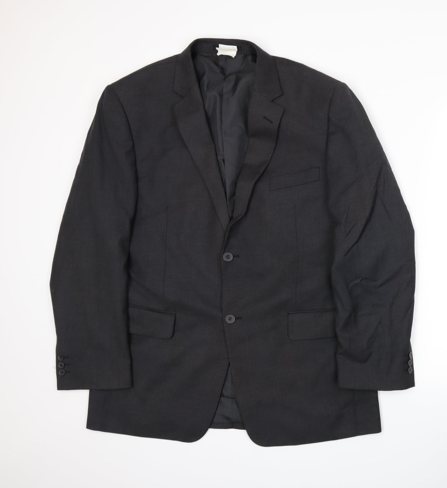 Mens UK Size L Karl Jackson Regular Grey Suit Jacket