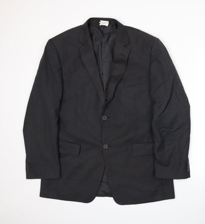 Mens UK Size L Karl Jackson Regular Grey Suit Jacket