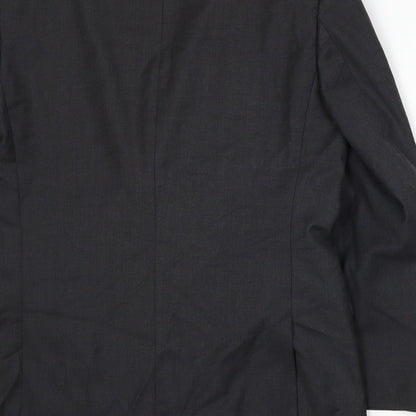 Mens UK Size L Karl Jackson Regular Grey Suit Jacket