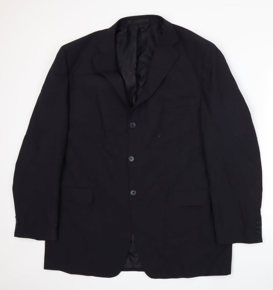Mens UK Size XL Marks and Spencer Regular Blue Suit Jacket