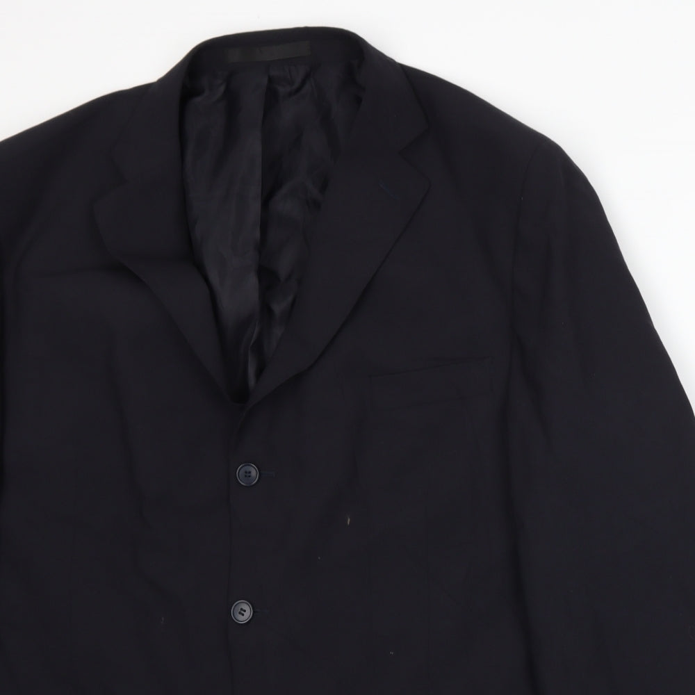 Mens UK Size XL Marks and Spencer Regular Blue Suit Jacket