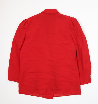 Principles` Womens Red   Jacket Suit Jacket Size 14