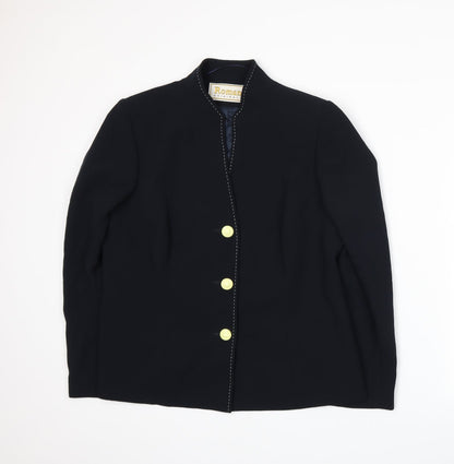 Roman Womens Blue   Jacket Suit Jacket Size 16