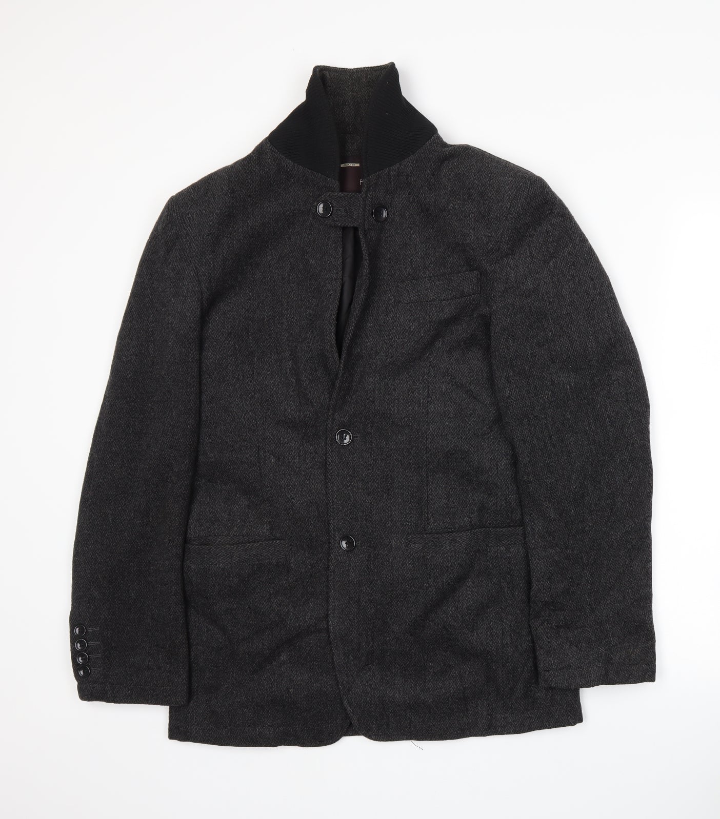 Mens UK Size S Focus Grey Jacket