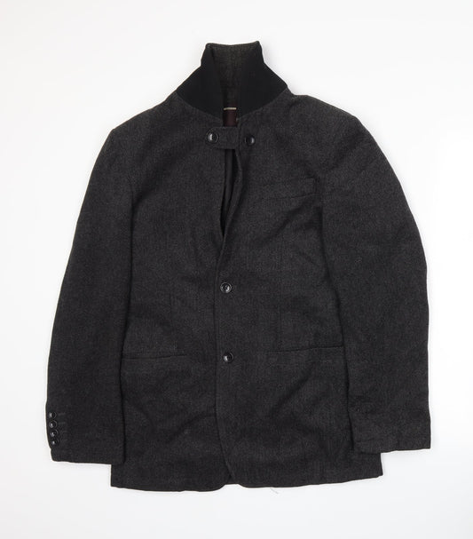 Mens UK Size S Focus Grey Jacket