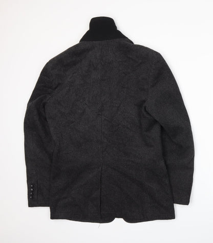 Mens UK Size S Focus Grey Jacket