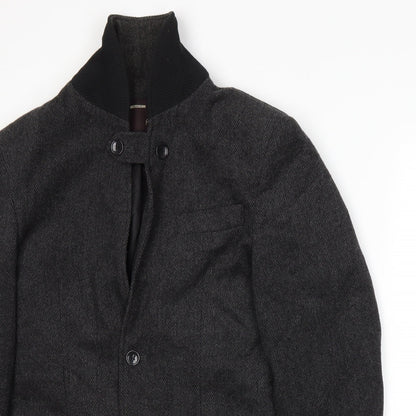 Mens UK Size S Focus Grey Jacket