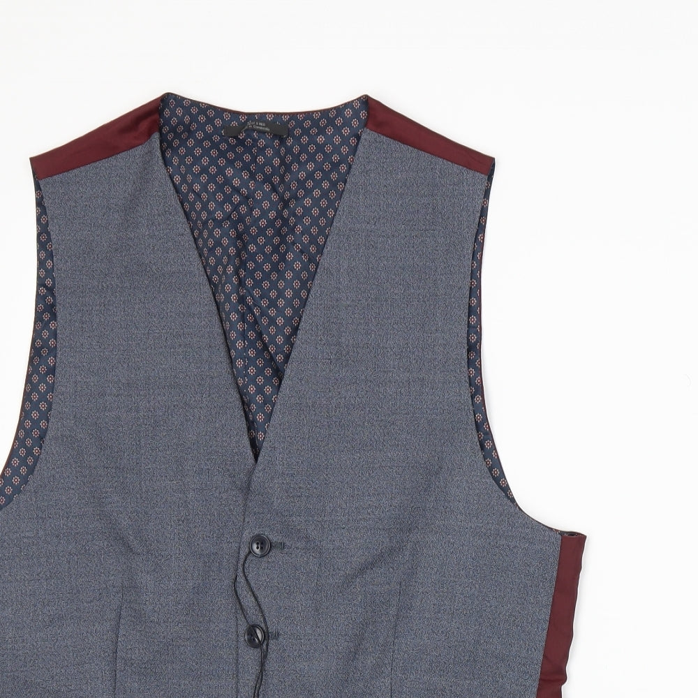 Mens UK Size S Marks and Spencer Regular Blue Suit Jacket