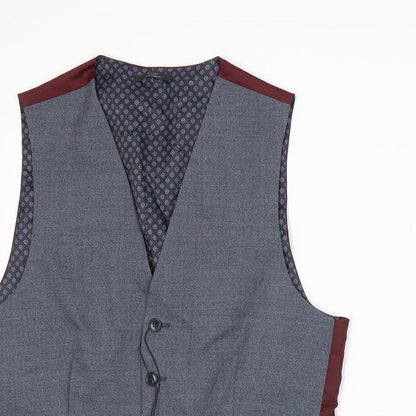 Mens UK Size S Marks and Spencer Regular Blue Suit Jacket