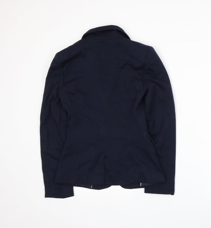 Pretty Girl Womens Blue   Jacket Suit Jacket Size XS
