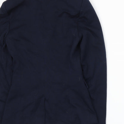 Pretty Girl Womens Blue   Jacket Suit Jacket Size XS