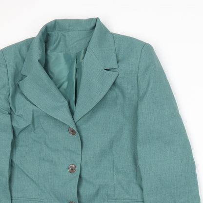 BHS Womens Green   Jacket Suit Jacket Size 12