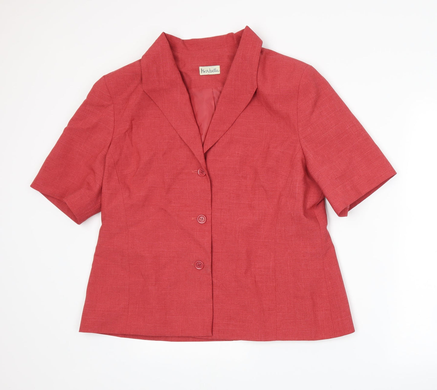 Isabelle Womens Pink   Jacket Suit Jacket Size 18