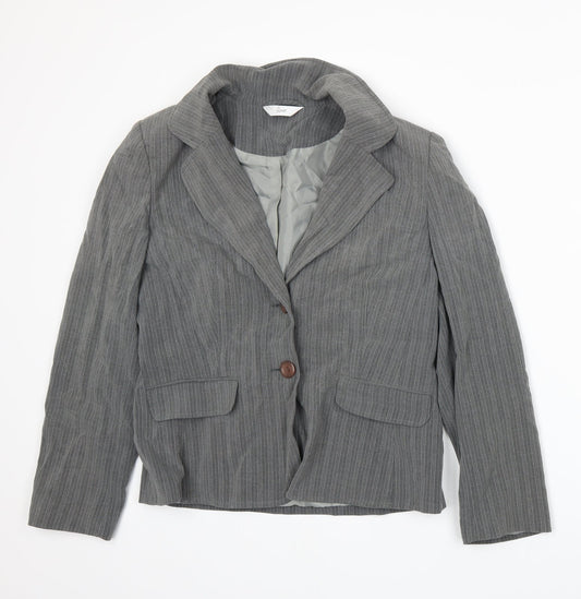 BHS Womens Grey   Jacket Suit Jacket Size 12