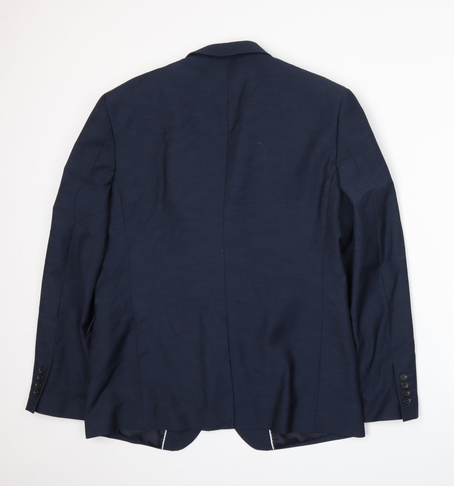 Mens UK Size XL Cedar Wood State Regular Blue Suit Jacket