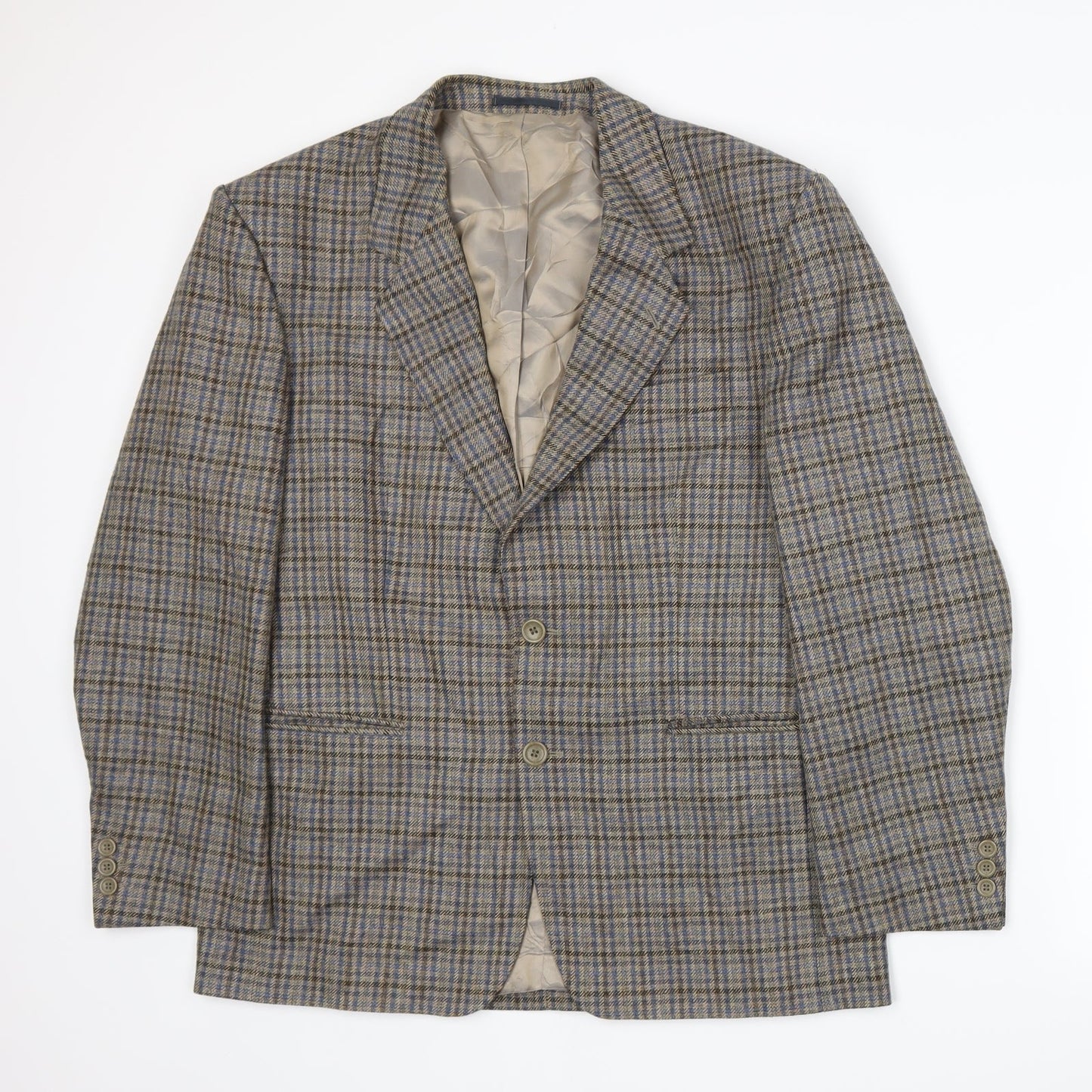 Mens UK Size L Varteks Regular Beige Suit Jacket
