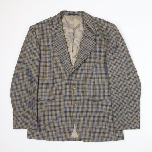 Mens UK Size L Varteks Regular Beige Suit Jacket