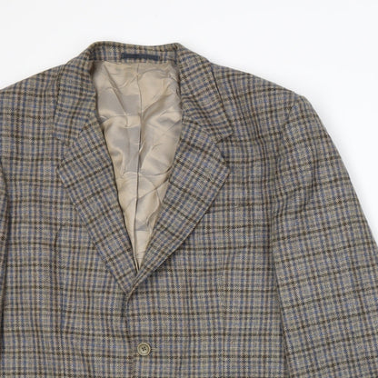 Mens UK Size L Varteks Regular Beige Suit Jacket