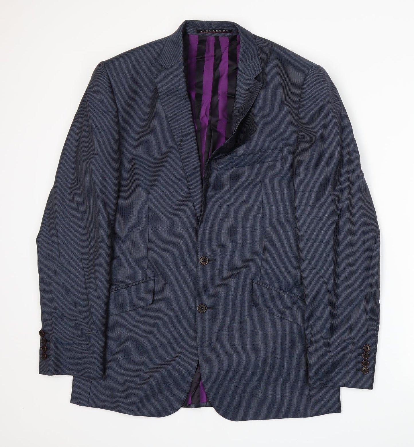 Alexandre Mens Blue   Jacket Suit Jacket Size L