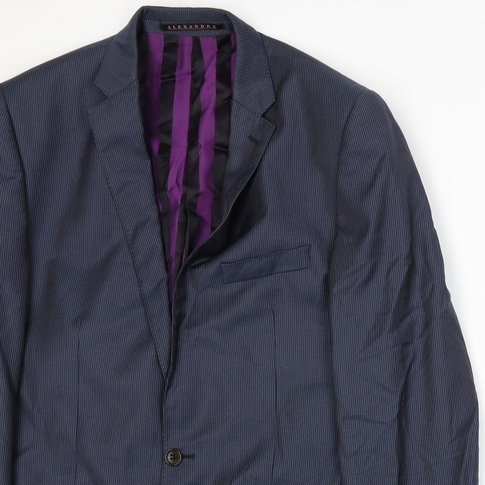 Alexandre Mens Blue   Jacket Suit Jacket Size L