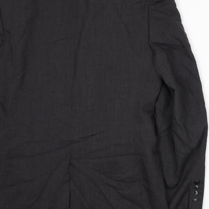 Mens UK Size L Preworn Regular Grey Suit Jacket