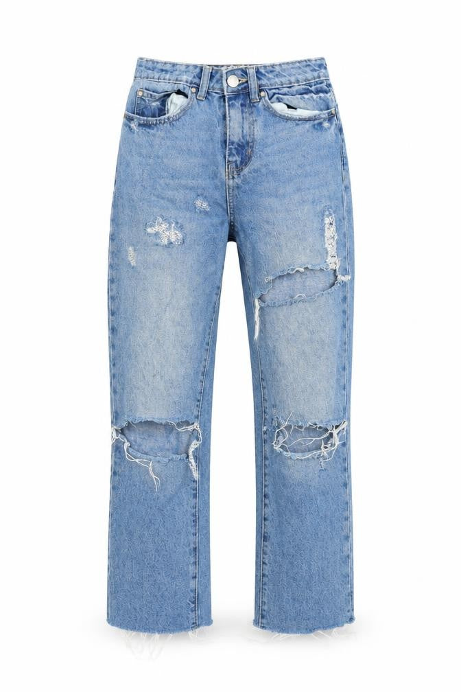 Womens UK Size 4 denim&co Regular Fit Straight Blue Jeans