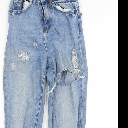 denim&co Womens Blue   Straight Jeans Size 4 L26 in