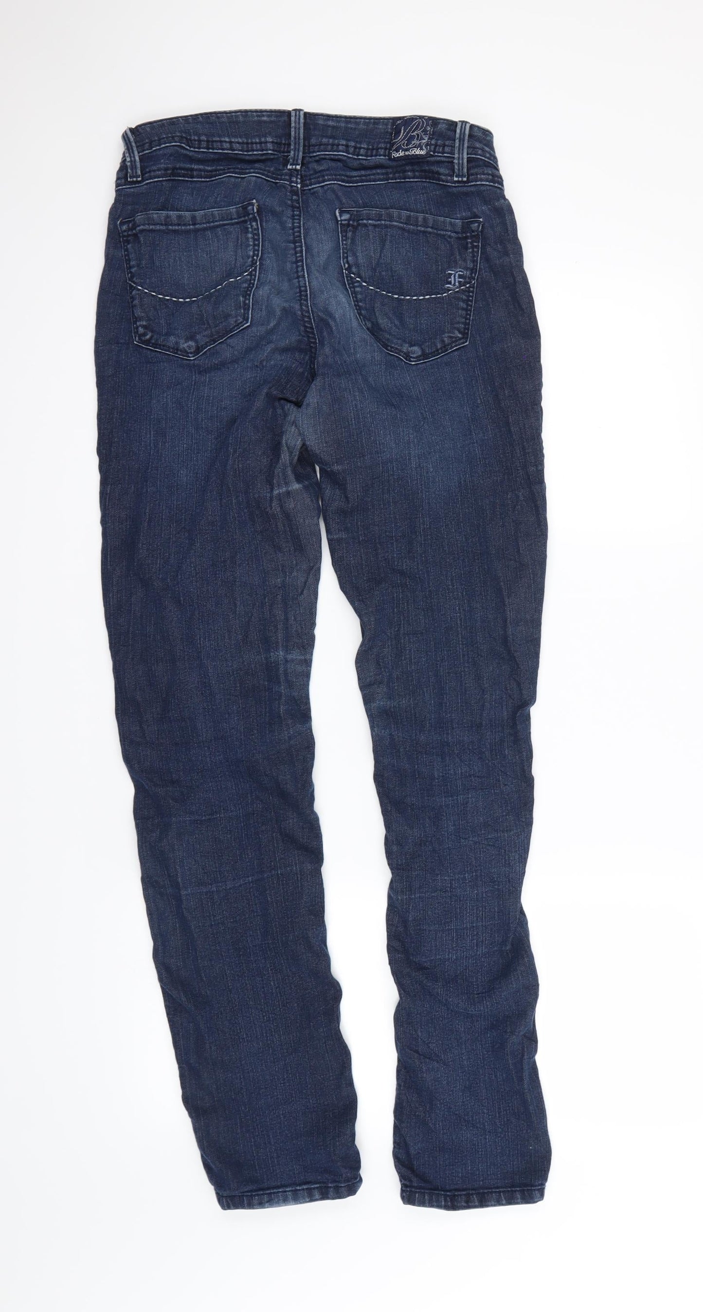 Fade to Blue Womens Blue   Skinny Jeans Size S L29 in