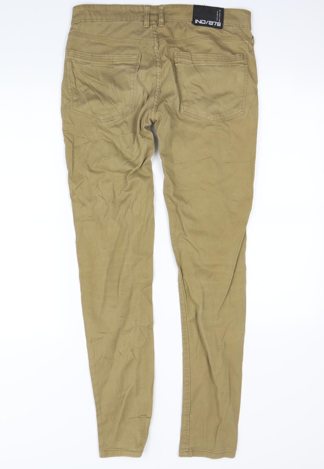 Industrialize Womens Brown   Skinny Jeans Size S L29 in