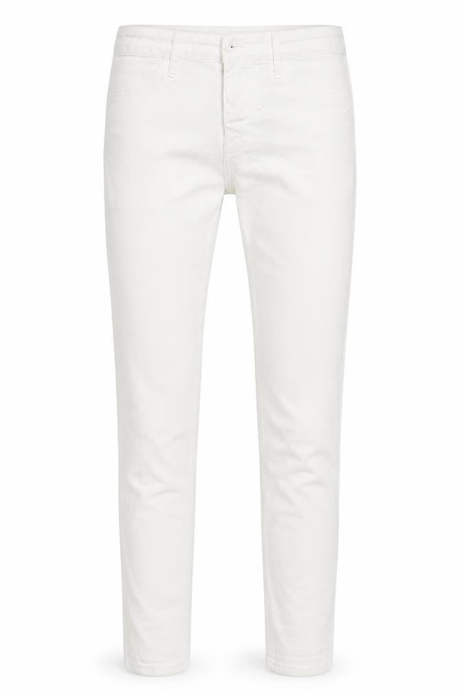 Womens UK Size 6 H&M Regular Fit Skinny White Jeans
