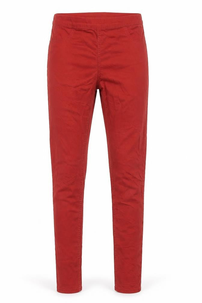 Womens UK Size 8 H&M Regular Fit Mom Red Jeans